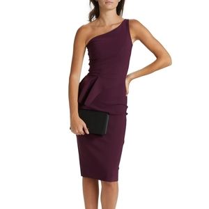 Chiara Boni la Petite Robe Zulema One-Shoulder Peplum Dress